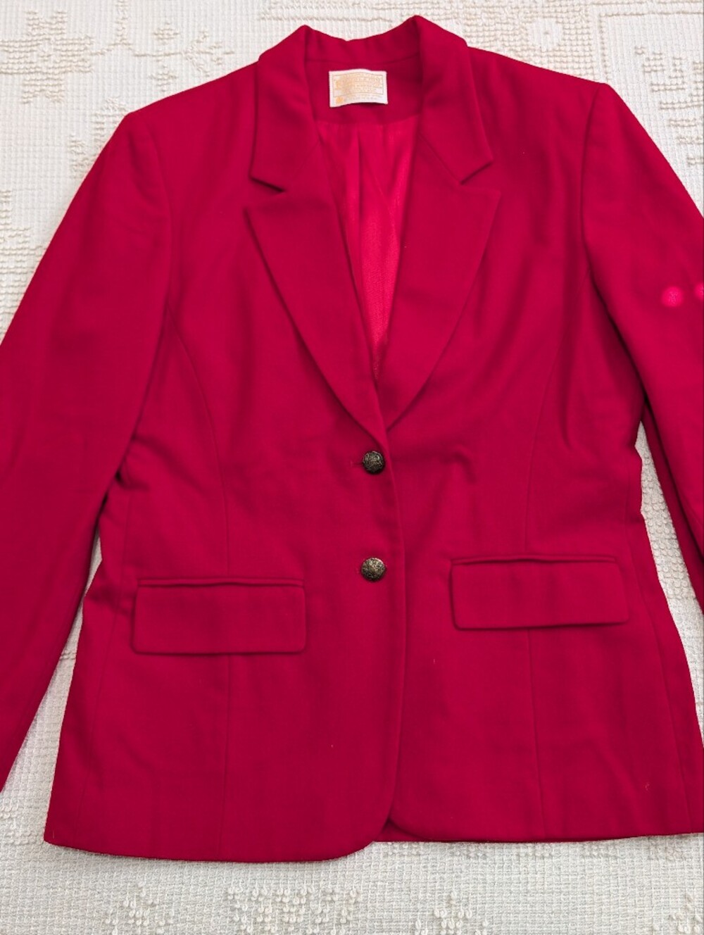 Pendleton - 100% Wool Blazer Red - Size 12